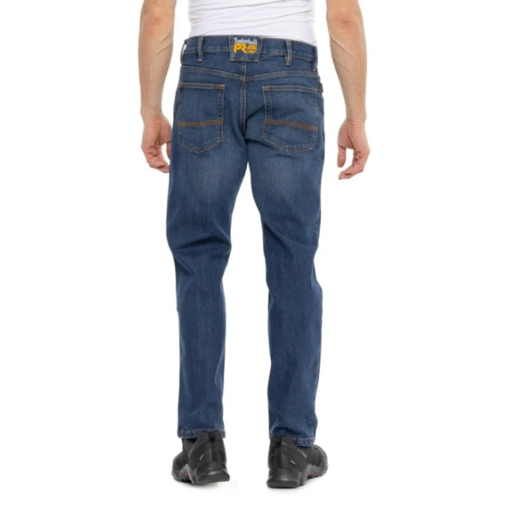 34x34 Timberland PRO Ballast Flex Jeans Straight Fit Dark‎ Wash Denim
